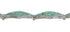 Turquoise And Opal Southwestern Silver Link Bracelet AX54613