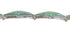 Turquoise And Opal Inlay Southwestern Silver Link Bracelet AX54614