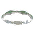 Southwestern Turquoise Genuine Sterling Silver Link Bracelet AX54642