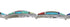 Multicolor Inlay Genuine Sterling Silver Link Bracelet AX54659