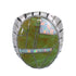 Southwestern Turquoise And Opal Inlay Sterling Silver Ring Size 8-3/4 AX55516