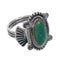 Turquoise Southwest Sterling Silver Ring Size 7-1/2 EX56255