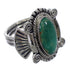 Turquoise Southwestern Sterling Silver Ring Size 5-1/4 EX56260