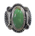 Genuine Sterling Silver Turquoise Ring Size 4-3/4 EX56294