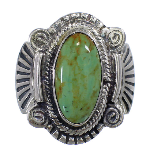 Sterling Silver Turquoise Southwest Ring Size 5 EX56295