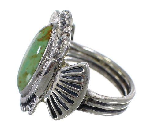 Sterling Silver Turquoise Southwest Ring Size 5 EX56295