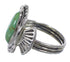 Genuine Sterling Silver And Turquoise Ring Size 4-3/4 EX56301