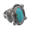 Turquoise Sterling Silver Southwestern Ring Size 6-1/4 EX56262