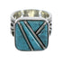 Sterling Silver And Turquoise Southwest Ring Size 4-1/4 YX87708