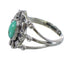 Silver Southwest Turquoise Ring Size 7-3/4 AX61154