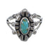 Silver Jewelry Turquoise Southwestern Ring Size 8-1/2 AX61440