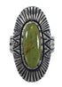 Southwest Sterling Silver And Tuquoise Jewelry Ring Size 6 VX56898