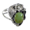 Southwest Turquoise And Genuine Sterling Silver Flower Ring Size 4-3/4 VX57161