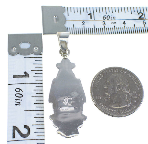 Southwestern Turquoise Sterling Silver Jewelry Pendant RX54390