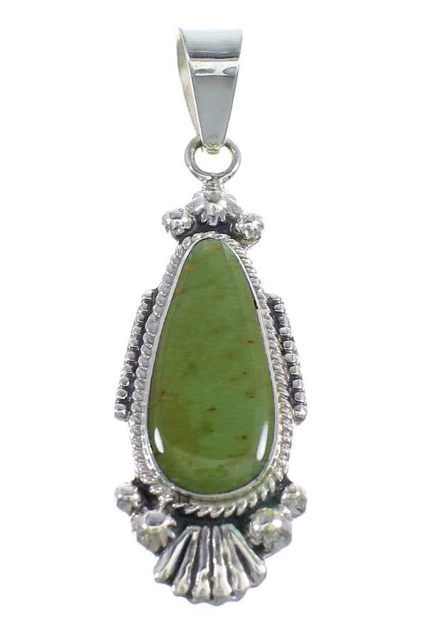 Turquoise Genuine Sterling Silver Jewelry Pendant RX54398