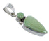 Turquoise and Authentic Sterling Silver Southwest Slide Pendant RX54421