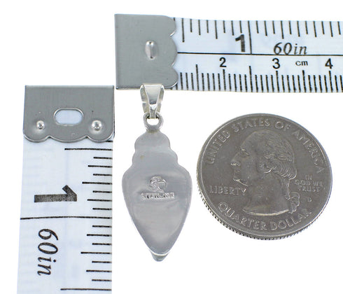 Multicolor Silver Southwestern Jewelry Pendant RX54427