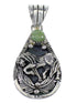 Southwest Sterling Silver And Turquoise Horse Pendant RX54468
