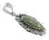 Southwest Sterling Silver And Turquoise Pendant RX54480