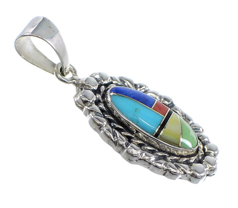 Multicolor Authentic Sterling Silver Pendant RX54492