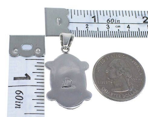 Multistone And Sterling Silver Southwest Pendant Jewelry VX54994