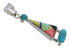 Southwestern Multicolor Silver Pendant RX54575