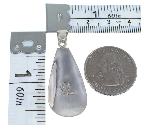 Southwest Multicolor Inlay And Sterling Silver Pendant RX54310