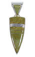 Turquoise Southwestern Sterling Silver Slide Pendant RX54299