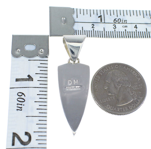 Genuine Sterling Silver Southwest Multicolor Pendant RX54302