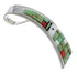 Authentic Sterling Silver Multicolor Sun Pendant VX55142