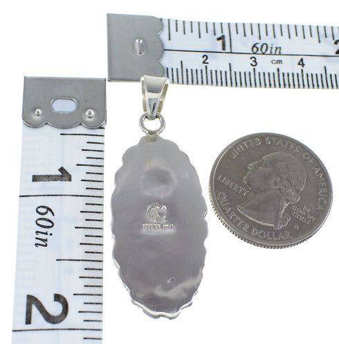 Turquoise And Sterling Silver Southwestern Pendant Jewelry WX58023