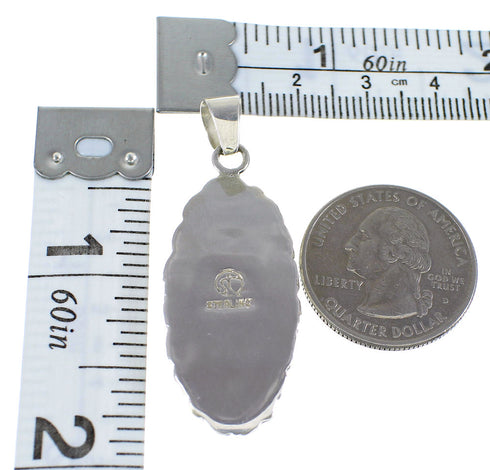 Turquoise And Sterling Silver Southwest Pendant Jewelry WX58025