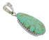 Authentic Sterling Silver And Turquoise Inlay Pendant VX55330
