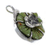Genuine Sterling Silver Turquoise Flower Dragonfly Southwest Pendant WX58158