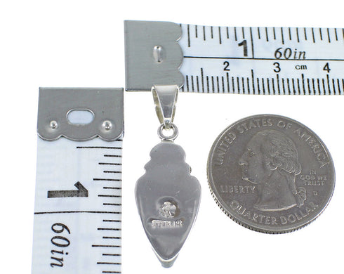 Sterling Silver Multicolor Inlay Southwest Pendant VX54965