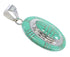 Authentic Sterling Silver And Turquoise Southwest Pendant Jewelry VX54736
