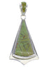 Turquoise And Authentic Sterling Silver Southwest Pendant Jewelry VX55406