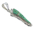Turquoise Inlay And Sterling Silver Slide Pendant VX55449