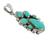 Southwest Sterling Silver And Turquoise Pendant Jewelry VX55719