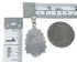 Southwest Sterling Silver And Turquoise Pendant Jewelry VX55719