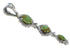 Turquoise And Genuine Sterling Silver Southwest Slide Pendant VX55742