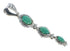 Turquoise And Genuine Sterling Silver Slide Pendant VX55749