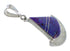 Sterling Silver And Magenta Turquoise Southwest Slide Pendant Jewelry VX55770