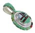 Southwest Silver Multicolor Slide Pendant Jewelry VX55786