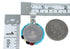 Southwest Sterling Silver Multicolor Slide Pendant VX55790