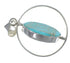 Turquoise Inlay And Authentic Sterling Silver Reversible Pendant VX55796