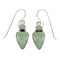 Sterling Silver Turquoise Hook Dangle Earrings RX55828