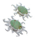 Turquoise And Genuine Sterling Silver Sun Post Earrings VX55955