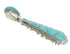 Turquoise Inlay Southwestern Sterling Silver Pendant EX56459