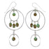 Authentic Sterling Silver Turquoise Hook Dangle Earrings RX56749